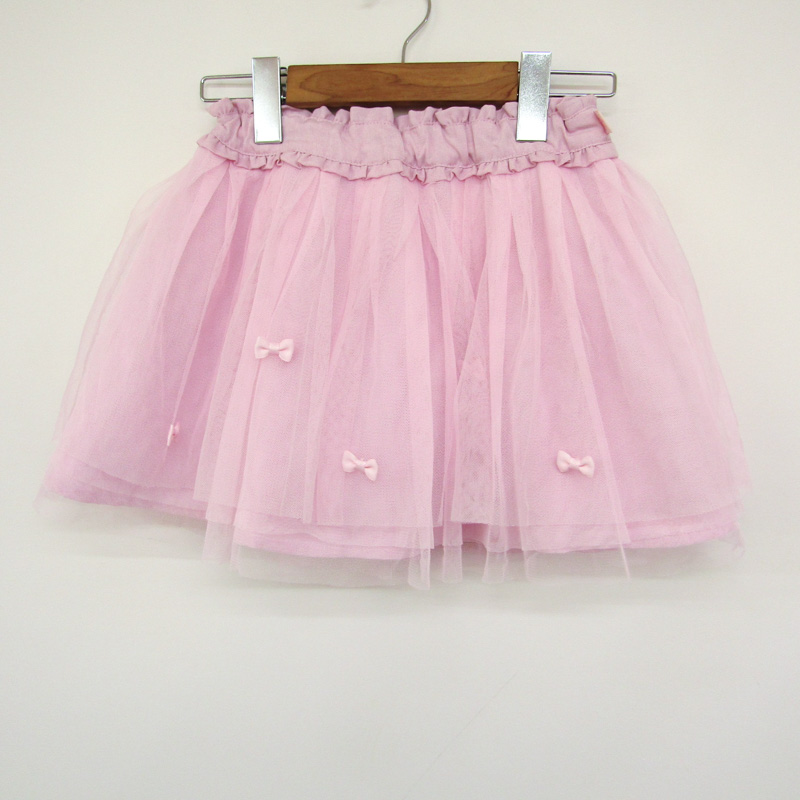 チュールスカート メゾピアノ 120 ピンク - スカート