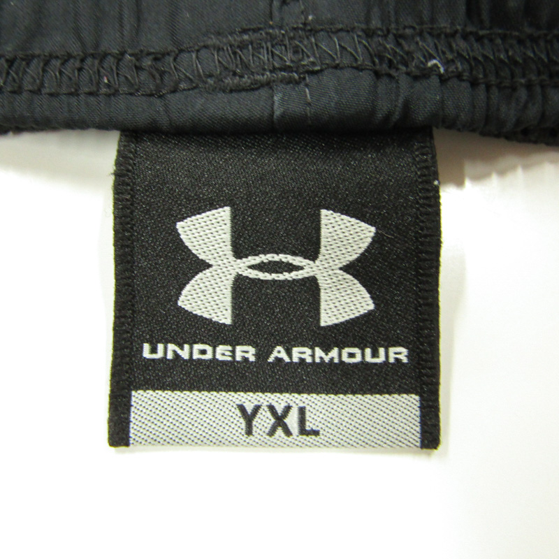 UNDER ARMOUR アンダーアーマー トラック パンツ 裾ジッパー L 黒