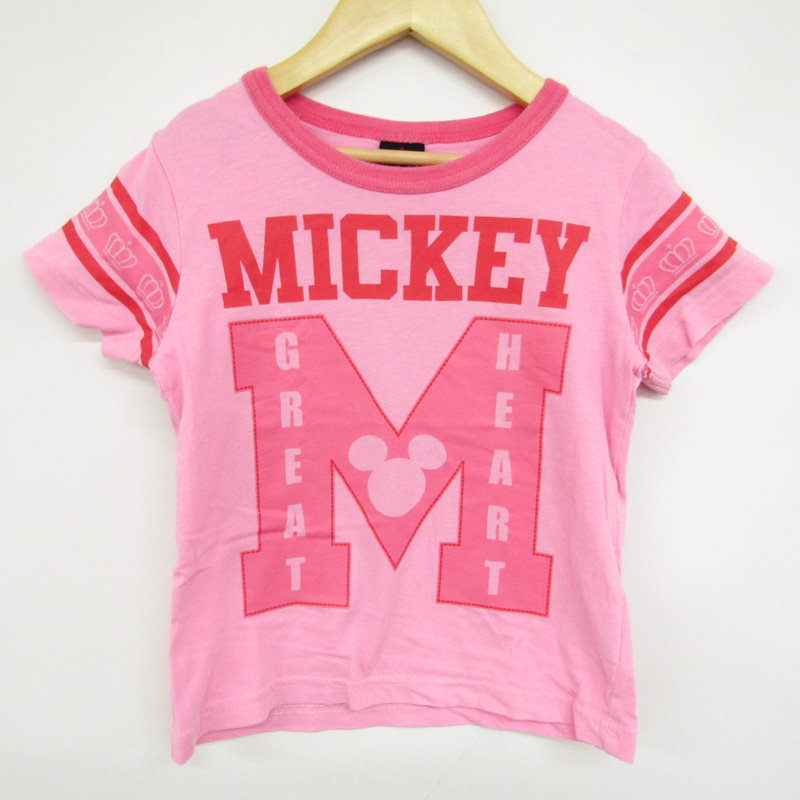ベビードール 半袖Tシャツ ミッキーマウス キッズ 女の子用 110サイズ 
