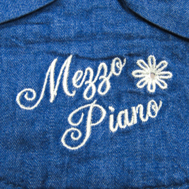 メゾピアノ 長袖シャツ 丸襟 胸ポケット キッズ 女の子用 L(160)サイズ 