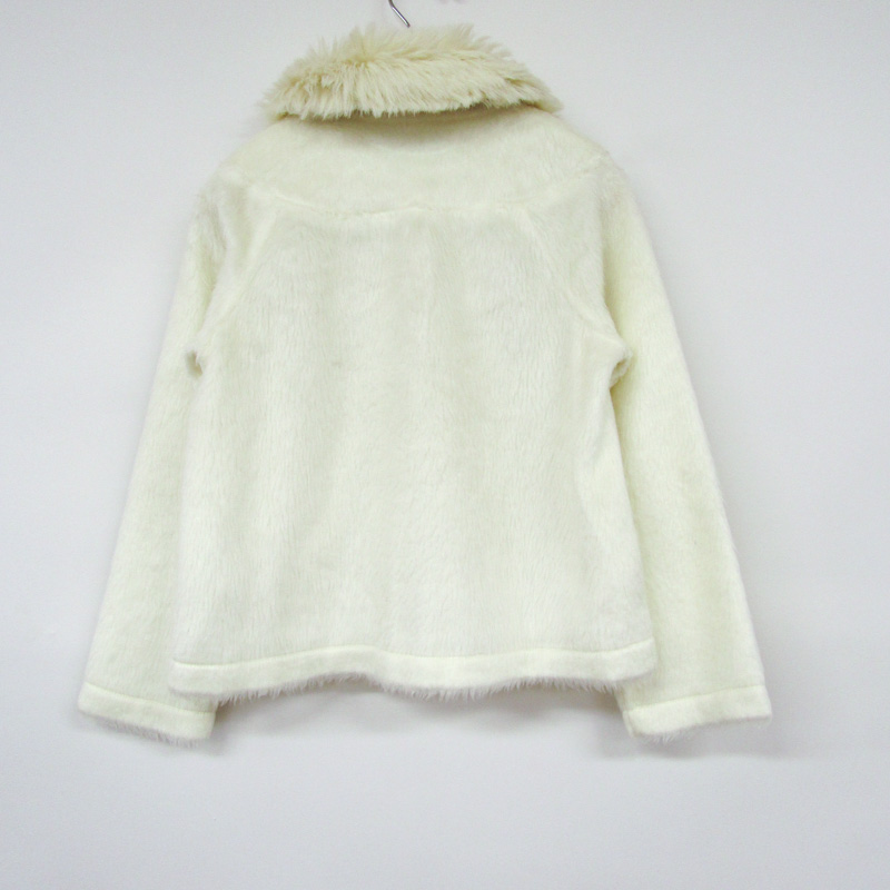 120 香ばし タルティーヌ ファー襟ウールコート 