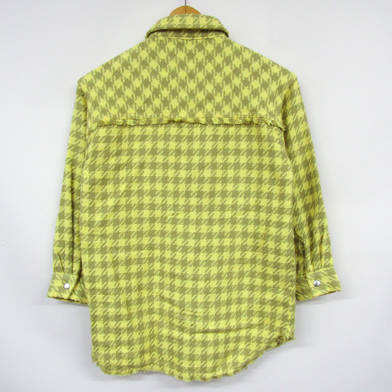 おまとめZARA 千鳥柄シャツジャケット　m134 174 千鳥柄オーバーサイズシャツZARAジャケット - メルカリ