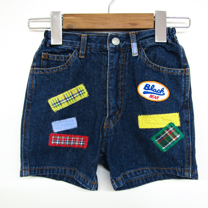ミキハウス デニムパンツ ショートパンツ 日本製 キッズ 男の子用 100 