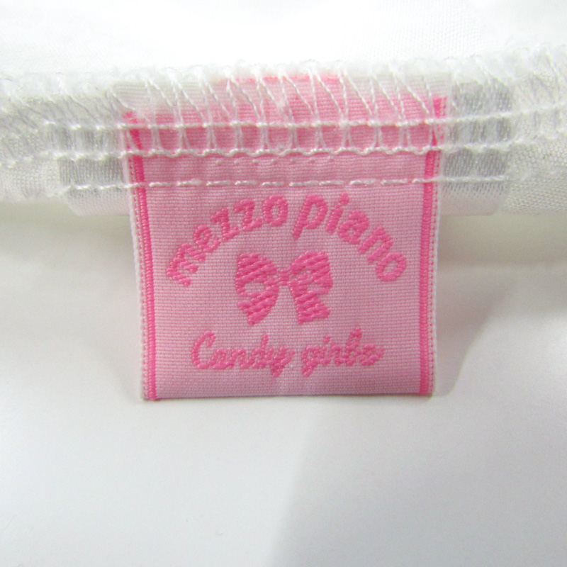 メゾピアノ キャミソール 花柄 リボン付き キッズ 女の子用 M(150  