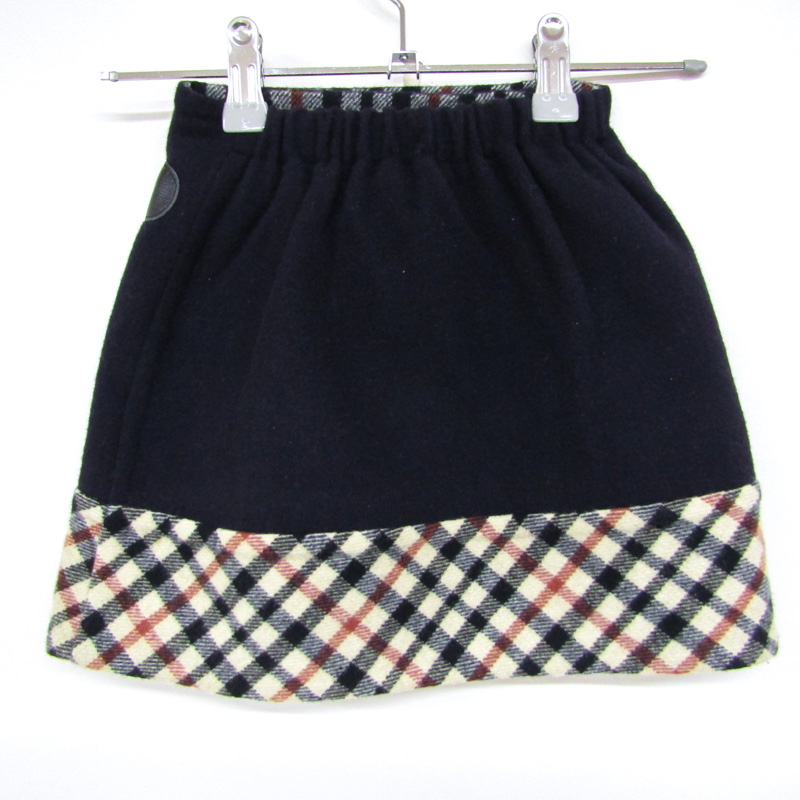 ダックス スカート ボトムス ウール ラップスカート 未使用品 キッズ  