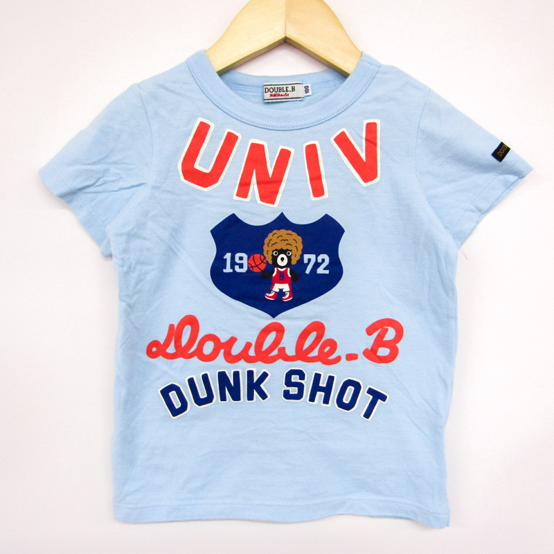 ミキハウス チェック切り替え半袖Ｔシャツ サイズ130 tシャツ チェック切り替え半袖Ｔシャツ キッズ 【新品】ミキハウス Tシャツ 130サイズ