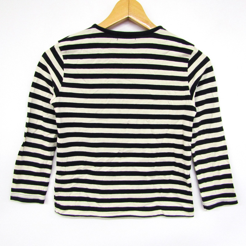 ポンポネット 長袖Tシャツ トップス ボーダー柄 グラフィックT キッズ 