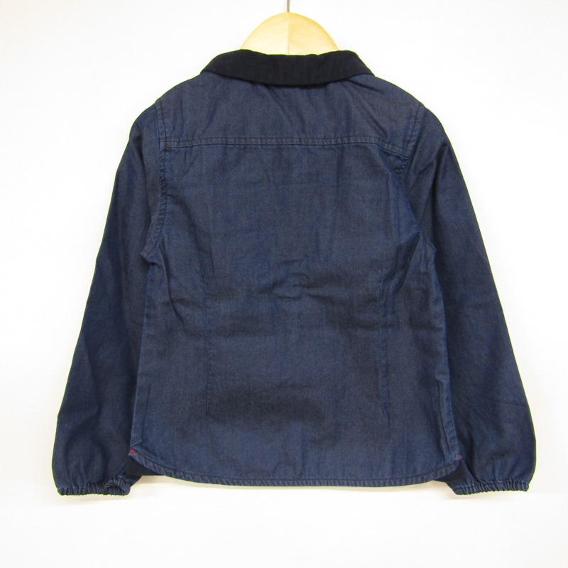 プチバトー 長袖シャツ トップス プルオーバー デニム キッズ 女の子用  