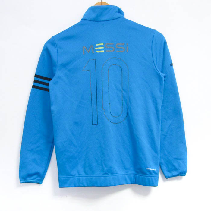 美品 adidas メッシ　アルゼンチン代表ジャージ 水色 アディダスメッシジャージ