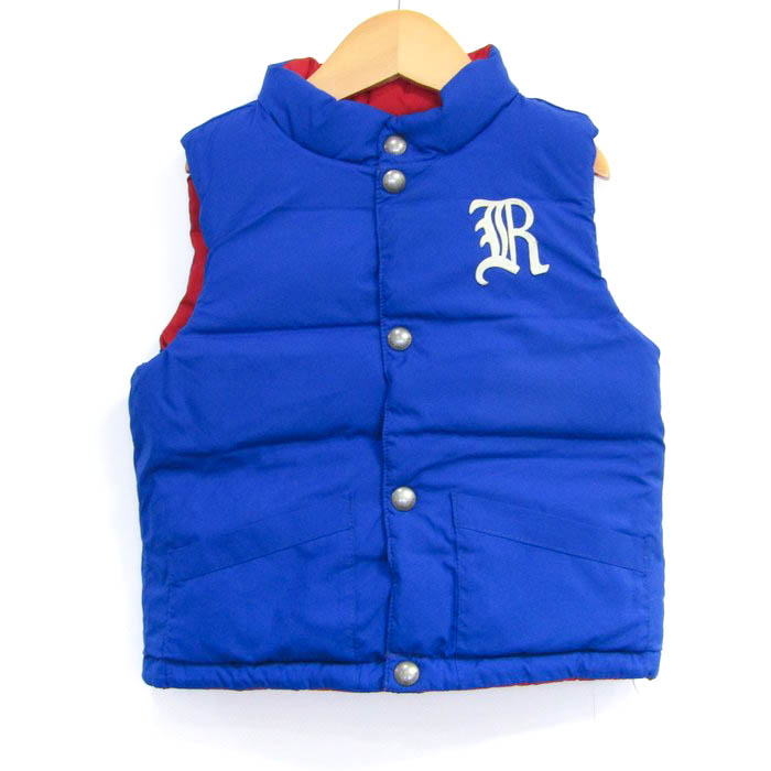 ラルフローレン ダウンベスト ジャケット アウター リバーシブル ベビー 男の子用 24M 90/52サイズ 青×赤 RALPH LAUREN  【中古】｜RALPH LAUREN｜店舗買取｜ママ＆ベビー＞その他ベビーウェア｜USEDのアパレル通販サイト - SMASELL（スマセル）