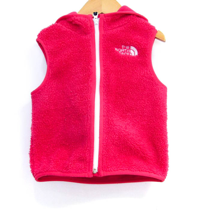 ザ・ノースフェイス ベスト ジャケット アウターフリース フード付き ベビー 女の子用 90サイズ ピンク THE NORTH FACE  【中古】｜THE NORTH FACE｜店舗買取｜ママ＆ベビー＞その他ベビーウェア｜USEDのアパレル通販サイト - SMASELL（スマセル）