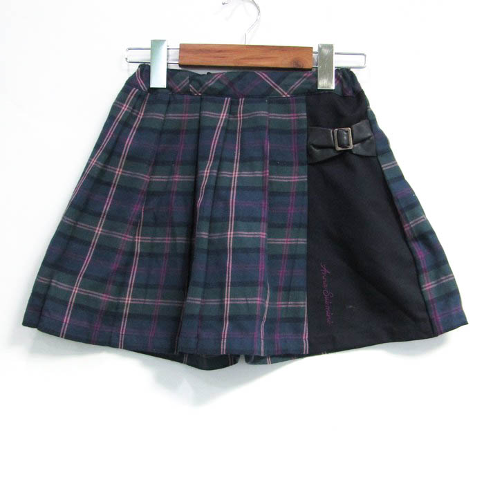 アナスイ ショートパンツ ボトムス キュロット チェック柄 キッズ  