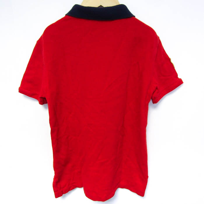 ポロバイラルフローレン 半袖ポロシャツ トップス ビッグポニーロゴ キッズ 男の子用 4/4T サイズ レッド Ralph Lauren ポロバイラルフローレン 半袖 ポロシャツ イタリア 刺繍ロゴ ビッグ