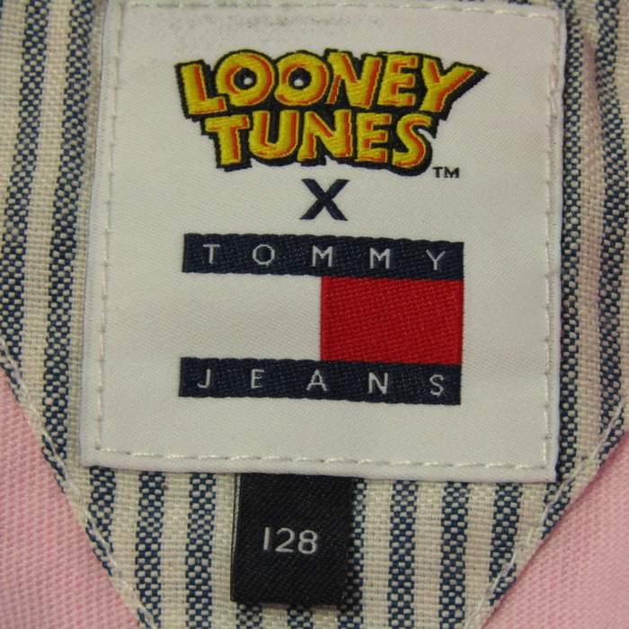 トミージーンズ 半袖Ｔシャツ トップス クロップド丈 ルーニーテューンズ キッズ 女の子用 128サイズ ピンク TOMMY JEANS  【中古】｜TOMMY JEANS｜店舗買取｜ママ＆ベビー＞その他ベビーウェア｜USEDのアパレル通販サイト - SMASELL（スマセル）