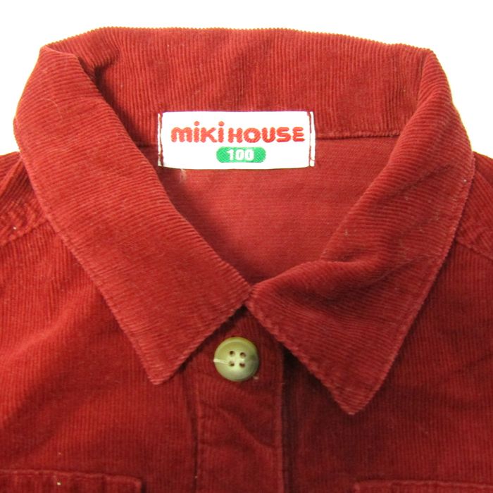 ミキハウス ワンピース トップス 長袖 チュニック コーデュロイ 日本製  