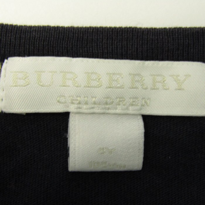 バーバリー 半袖Tシャツ トップス ノバチェック ナイトロゴ