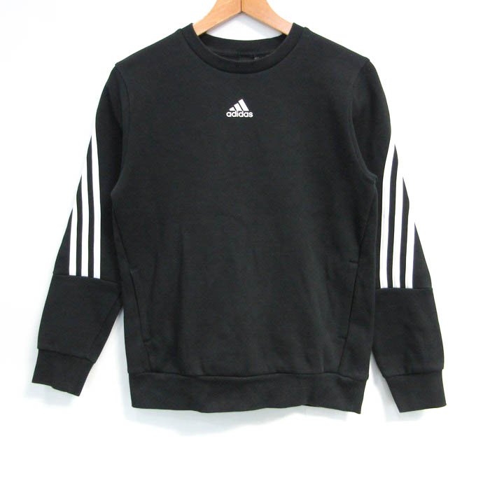 adidas アディダス 黒 トレーナー 160size （アディダス スウェット 