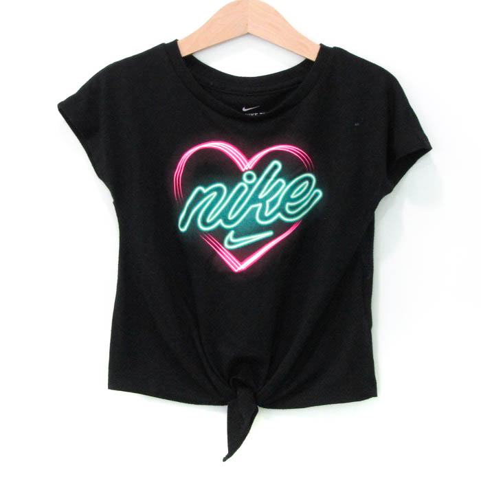 ナイキ 半袖Tシャツ トップス ロゴT ハート スポーツウエア キッズ  