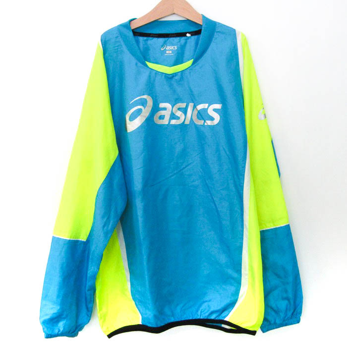 アシックス 長袖 ピステ ウィンドブレーカー上 スポーツウエア トップス キッズ 男の子用 160サイズ ブルー系 asics 【中古】｜asics ｜店舗買取｜ママ＆ベビー＞その他ベビーウェア｜USEDのアパレル通販サイト - SMASELL（スマセル）