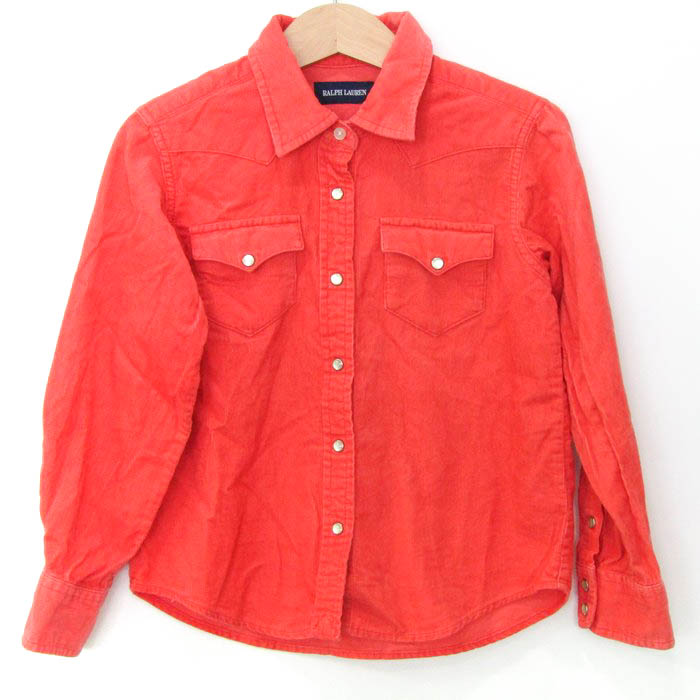 ラルフローレン 長袖シャツ トップス コーデュロイ キッズ 女の子用  