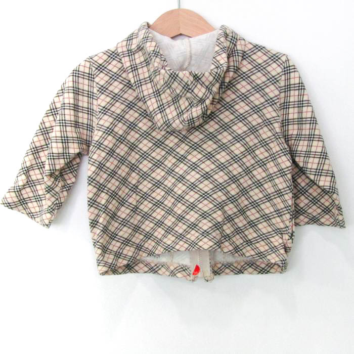 バーバリー パーカー トップス ジップアップ ノバチェック柄 ベビー 男の子用 80サイズ ベージュ BURBERRY 【中古】｜BURBERRY ｜店舗買取｜ママ＆ベビー＞その他ベビーウェア｜USEDのアパレル通販サイト - SMASELL（スマセル）