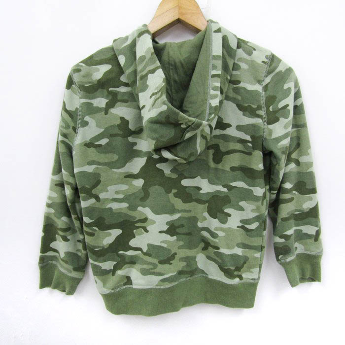 ギャップ パーカー トップス ジップアップ スウェット カモフラ柄