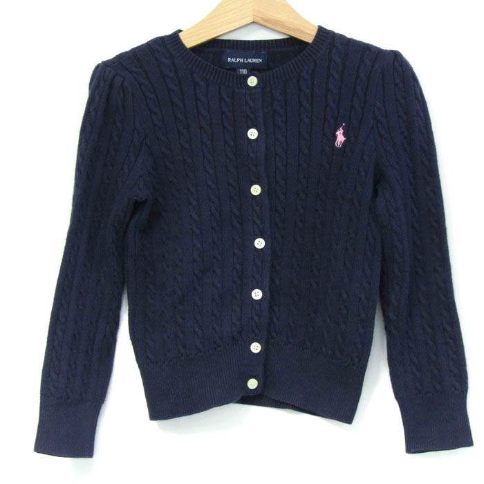 ラルフローレン カーディガン トップス ケーブルニット クルーネック  