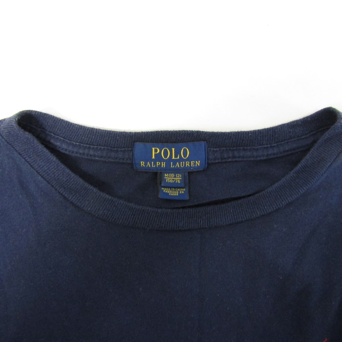 ポロ・ラルフローレン 長袖Ｔシャツ トップス ワンポイントロゴ キッズ 男の子用 M(10-12)150/76サイズ ネイビー POLO RALPH  LAUREN 【中古】｜POLO RALPH LAUREN｜店舗買取｜ママ＆ベビー＞その他ベビーウェア｜USEDのアパレル通販サイト -  SMASELL（スマセル）