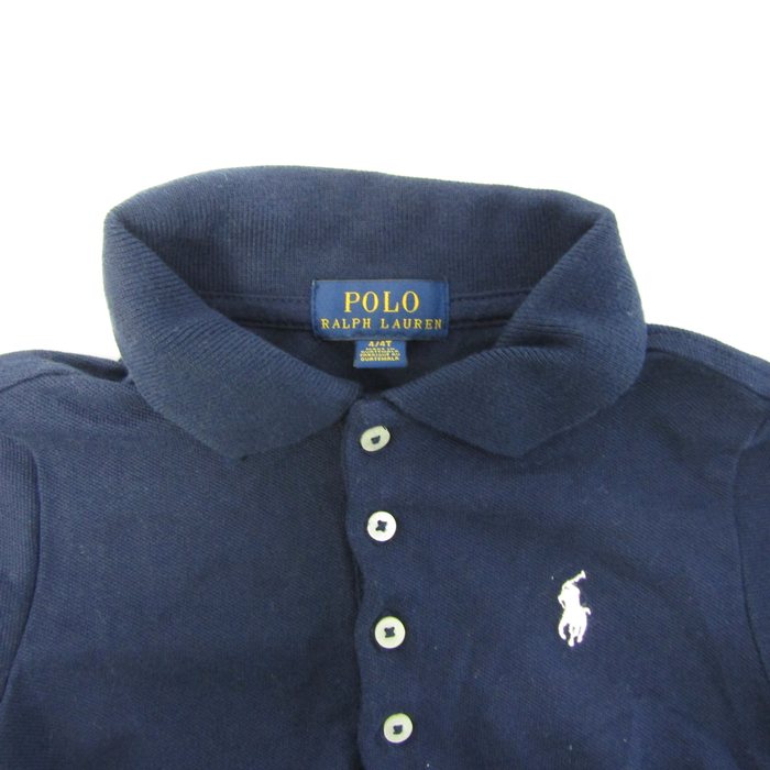 ポロ・ラルフローレン 半袖ポロシャツ トップス 鹿の子 キッズ 男の子用 4/4Tサイズ ネイビー POLO RALPH LAUREN 【中古】｜ POLO RALPH LAUREN｜店舗買取｜ママ＆ベビー＞その他ベビーウェア｜USEDのアパレル通販サイト - SMASELL（スマセル）