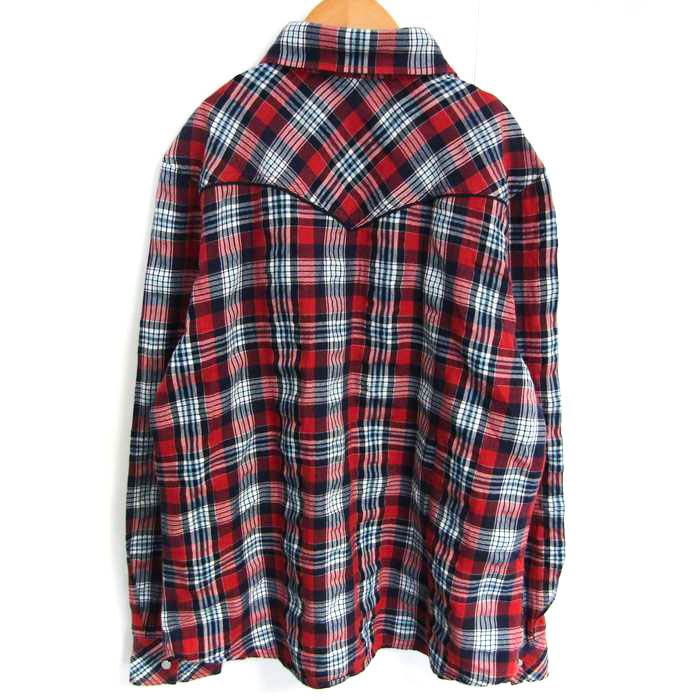 ポンポネット 長袖シャツ チェック柄 コットン トップス キッズ 女の子  