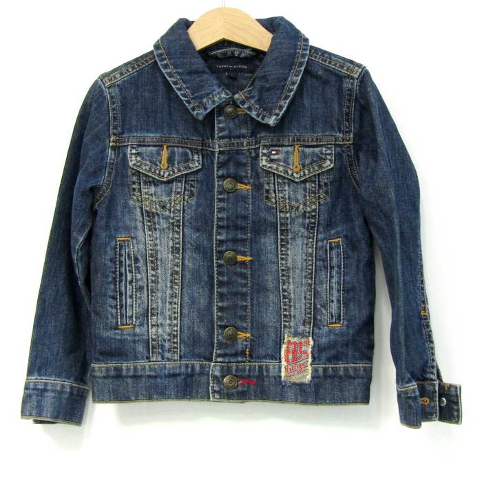 トミーヒルフィガー デニムジャケット アウター キッズ 女の子用 4サイズ ネイビー系 TOMMY HILFIGER 【中古】｜TOMMY  HILFIGER｜店舗買取｜ママ＆ベビー＞その他ベビーウェア｜USEDのアパレル通販サイト - SMASELL（スマセル）