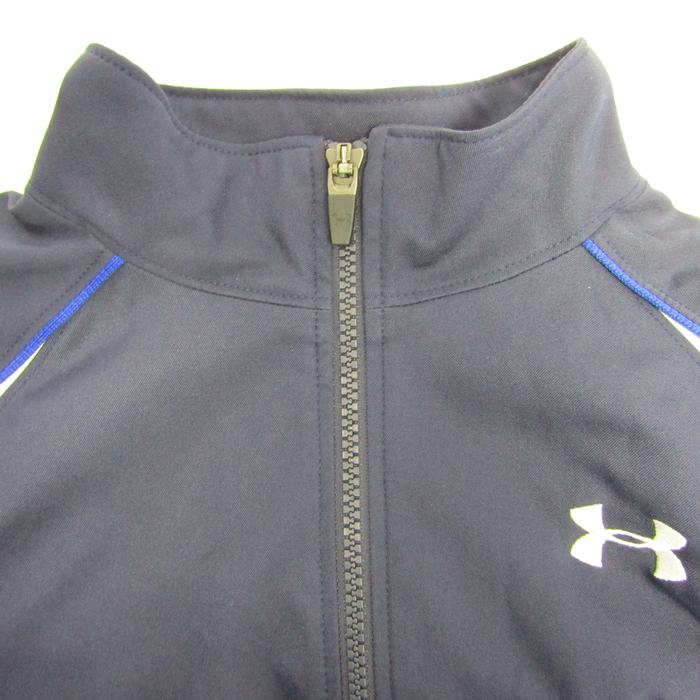 アンダーアーマー ジャージ ジャケット アウター ジップアップ スポーツウエア キッズ 男の子用 YLGサイズ ネイビー UNDER ARMOUR  【中古】｜UNDER ARMOUR｜店舗買取｜ママ＆ベビー＞その他ベビーウェア｜USEDのアパレル通販サイト - SMASELL（スマセル）