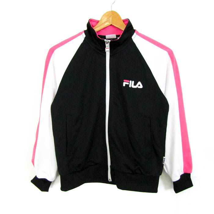 FILA カラフルジャケットとピンクパンツセット FILA パイピング トラックジャケット メンズ