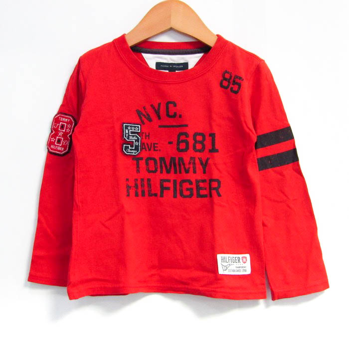 トミーヒルフィガー 長袖Ｔシャツ トップス ロンT キッズ 男の子用 4サイズ レッド TOMMY HILFIGER 【中古】｜TOMMY  HILFIGER｜店舗買取｜ママ＆ベビー＞その他ベビーウェア｜USEDのアパレル通販サイト - SMASELL（スマセル）