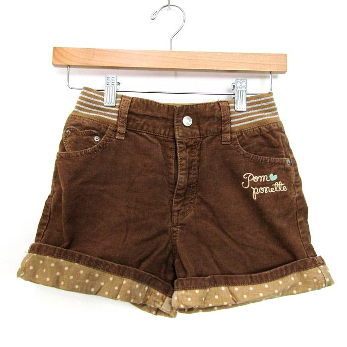 入荷なう ポンポネット ショートパンツ キッズ コーデュロイ ボトムス その他