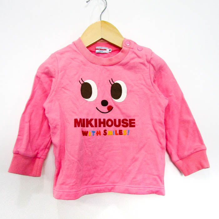 ミキハウスピンクトレーナー90