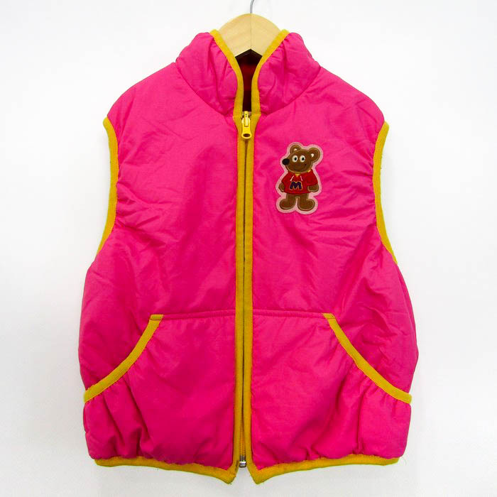 新品 ミキハウス ジャンパー ジャケット リバーシブル ベスト 120