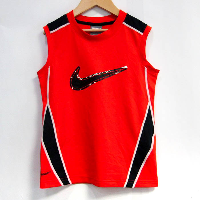 ナイキ タンクトップ ノースリーブ シャツ トップス フィットドライ キッズ 男の子用 130サイズ オレンジ NIKE 【中古】｜NIKE｜店舗買取｜ママ＆ベビー＞その他ベビーウェア｜USEDのアパレル通販サイト  - SMASELL（スマセル）