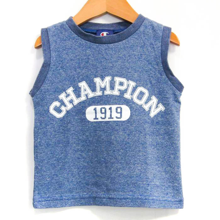 チャンピオン タンクトップ ノースリーブ シャツ トップス キッズ 男の子用 95サイズ ブルー Champion 【中古】｜Champion｜店舗買取｜ママ＆ベビー＞その他ベビーウェア｜USEDのアパレル通販サイト  - SMASELL（スマセル）