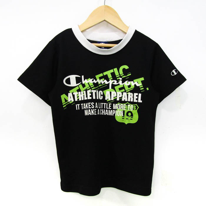 チャンピオン 半袖Ｔシャツ トップス グラフィックT スポーツウエア キッズ 男の子用 130サイズ ブラック Champion 【中古】｜ Champion｜店舗買取｜ママ＆ベビー＞その他ベビーウェア｜USEDのアパレル通販サイト - SMASELL（スマセル）