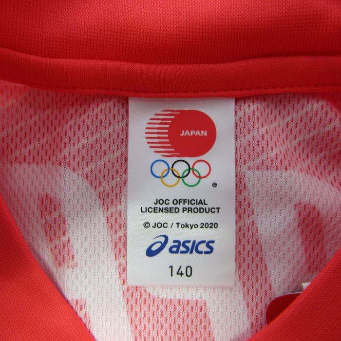 アシックス 半袖Tシャツ トップス 東京オリンピック2020 日本