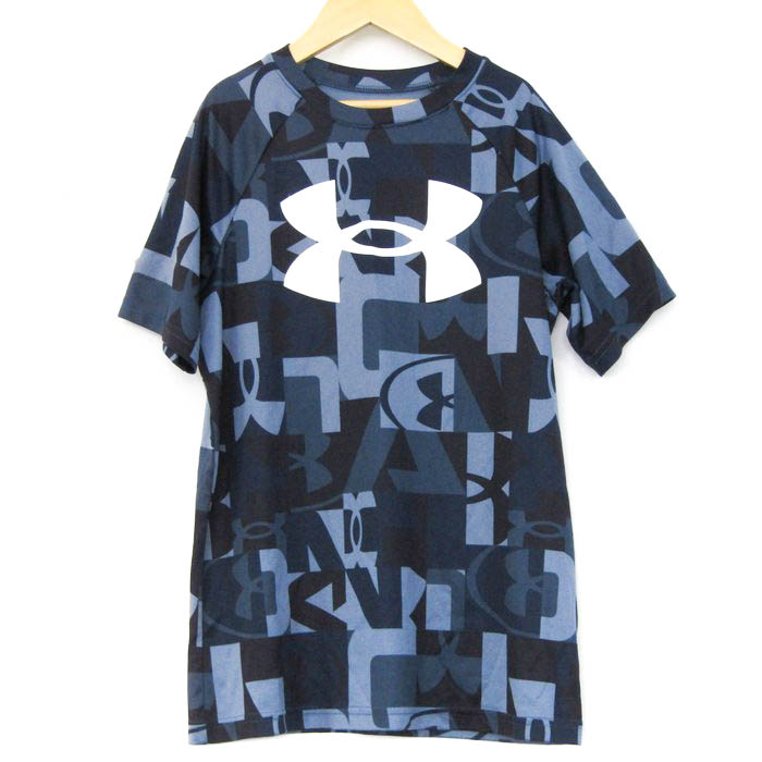 アンダーアーマー 半袖Ｔシャツ トップス ヒートギア ロゴT スポーツウエア キッズ 男の子用 YXLサイズ ブルー UNDER ARMOUR  【中古】｜UNDER ARMOUR｜店舗買取｜ママ＆ベビー＞その他ベビーウェア｜USEDのアパレル通販サイト - SMASELL（スマセル）