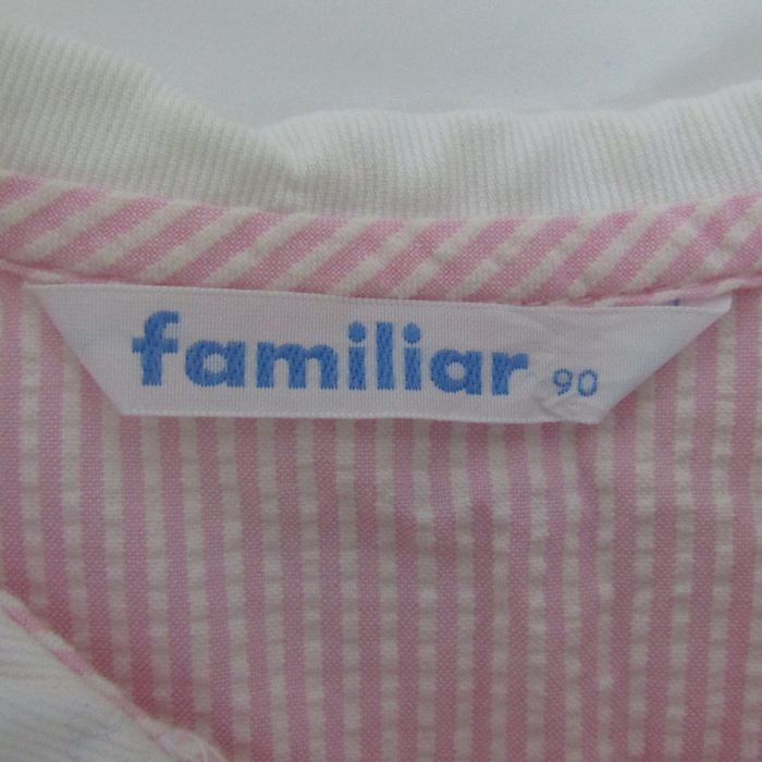 familiar ファミリアストライプ 半袖ワンピース90cm 楽天市場】ワンピース（ブランドファミリア・長さ（袖