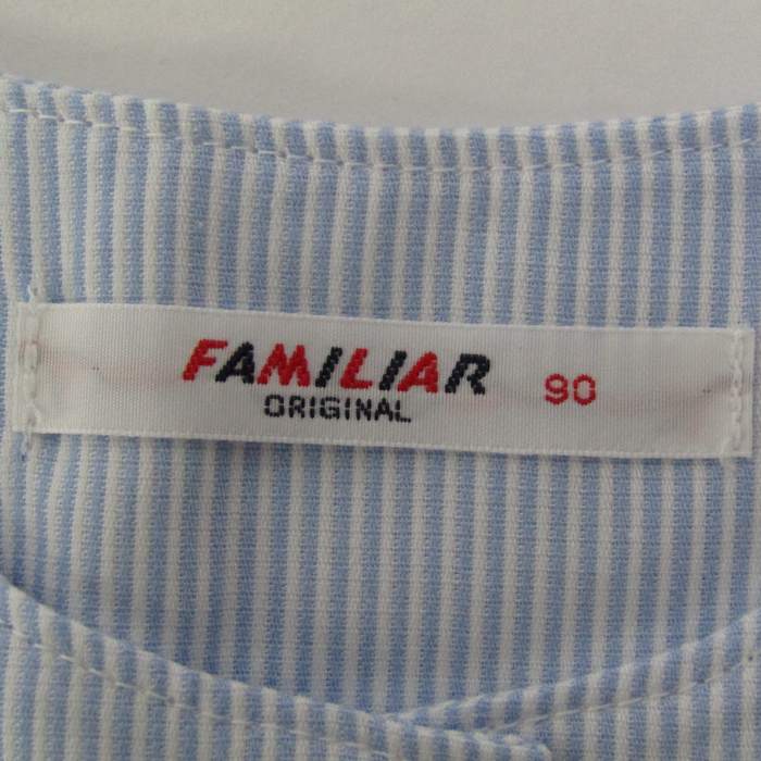 【新品未使用】familiar ストライプ柄 ワンピース 90 2025年最新】ファミリアストライプワンピースの人気アイテム