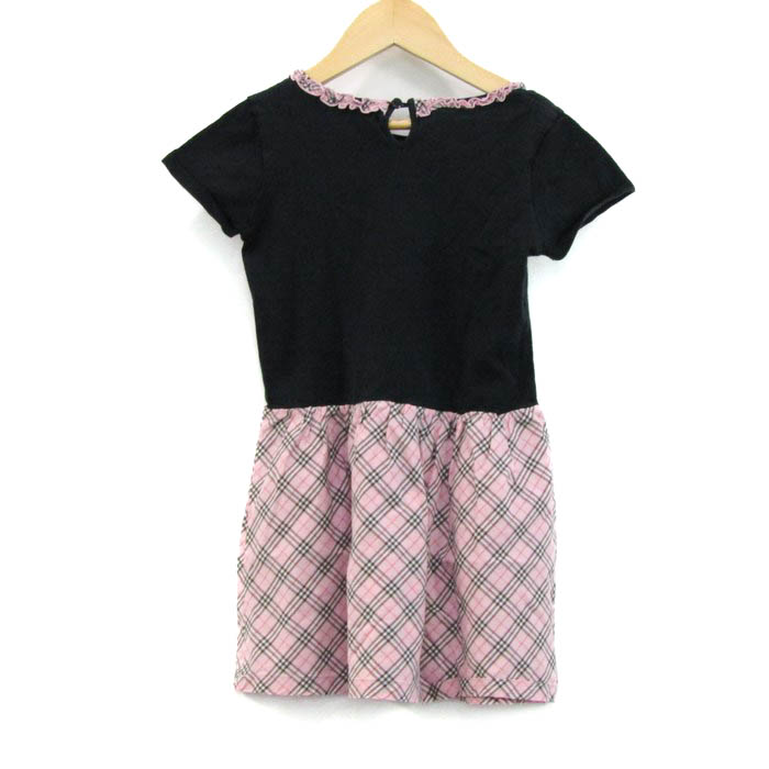 バーバリーロンドン ワンピース 半袖 ノバチェック トップス キッズ  