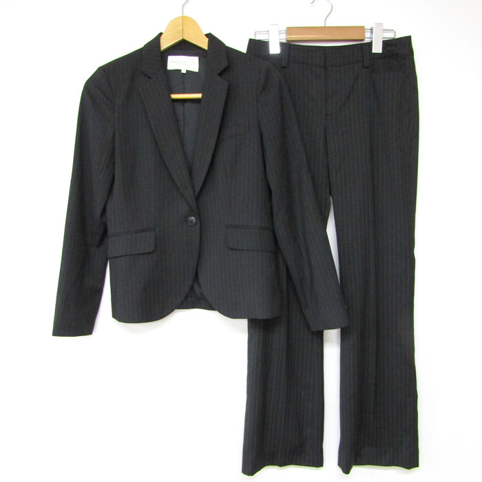 ICB スーツ 上下サイズ違い Ｌ Ｍ ブラック×ブルー×グレー - スーツ