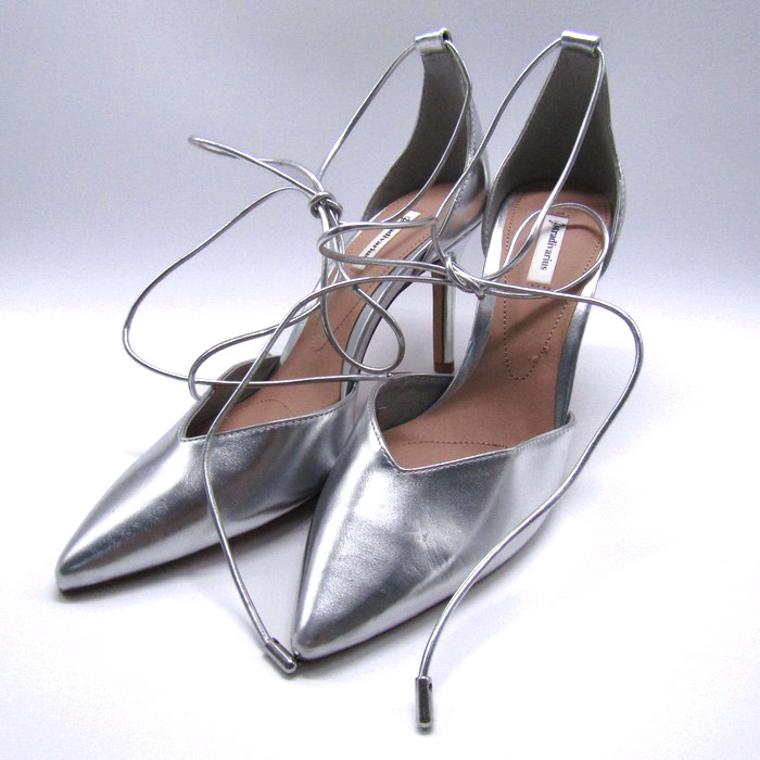 Repetto シルバー グリッターパンプス 38