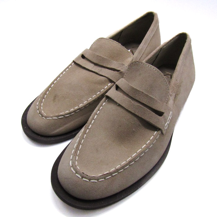 ZARA ベージュ スエード ローファー 35 ZARA ベージュ スエード ローファー 24.5cm - メルカリ