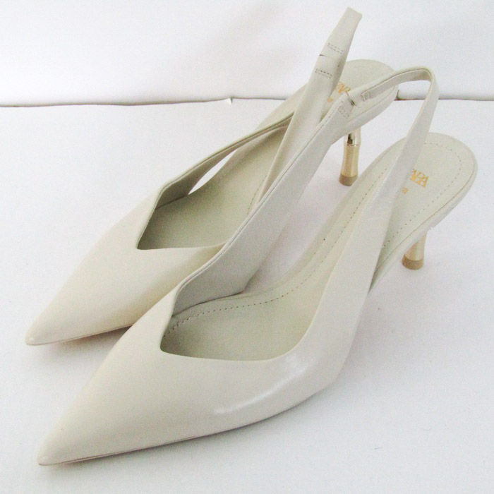 OFF-WHITE（オフホワイト）白 リボン サンダル ミュール ホワイト  