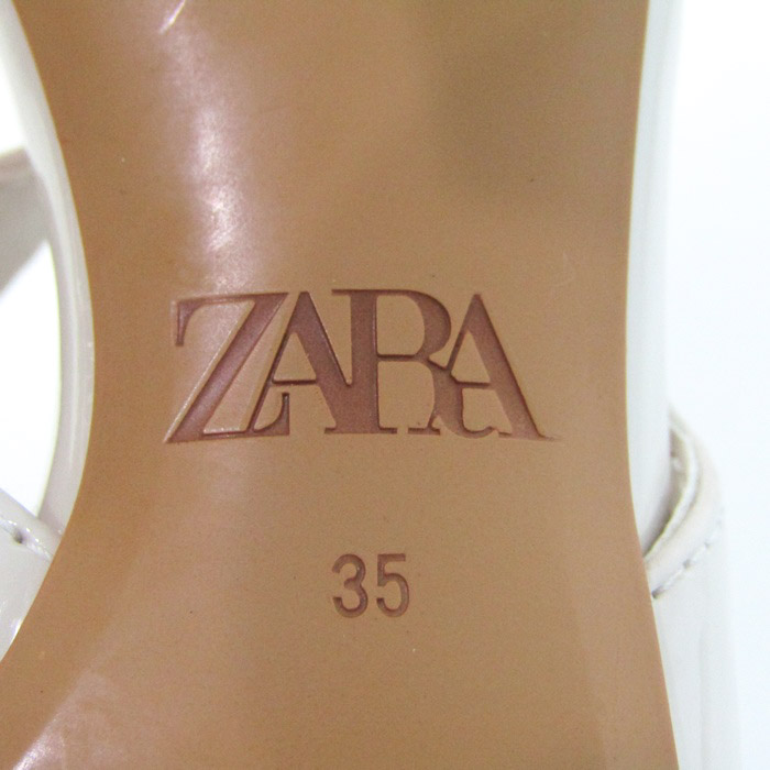 【新品・未使用】ZARA フェイクパール バックストラップミュール 39 新品・未使用】ZARA フェイクパール バックストラップミュール